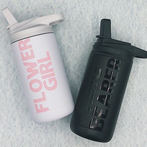 Flower Girl Water Bottle / Ring Bearer Water Bottle / Flower Girl Gift / Ring Bearer Gift / Flower Girl Proposal / Ring Bearer Proposal
