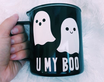 Taza de otoño / U My Boo Mug / You My Boo Mug / Taza de Halloween / Taza de viaje de otoño / Taza de viaje de Halloween / Tumbler de otoño / Tumbler de Halloween
