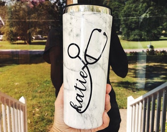 Nurse Tumbler / Nurse Coffee Mug / Nurse Travel Mug / Nurse Gift / Doctor Mug / Doctor Gift / Doctor Mug / Nursing School Gift /Personalized