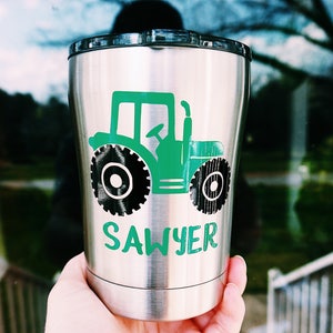 Tractor Cup // Kids Mug // Boys Tractor Cup // Tractor Tumbler