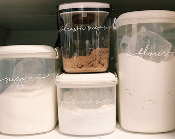 Pantry Labels / Custom Pantry Labels / Personalized Pantry Labels