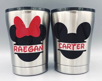 Minnie Mouse Tumbler / Mickey Mouse Tumbler / Kids Minnie Mouse Cup / Kids Mickey Mouse Cup / Kids Disney Mug / Disney Water Bottle