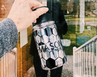 Soccer Water Bottle / Kids Soccer Water Bottle / Personalized Kids Water Bottle / Soccer Team Water Bottles