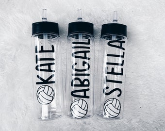 Volleyball Water Bottle / Volleyball Team Water Bottles / Volleyball Team Gift / Volleyball Party / Volleyball Coach Gift / Volleyball Gift
