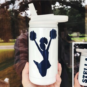 Cheerleader Water Bottle / Cheerleader Tumbler / Cheer Personalized / Cheer Gift / Cheerleader Gift / Cheer Water Bottle