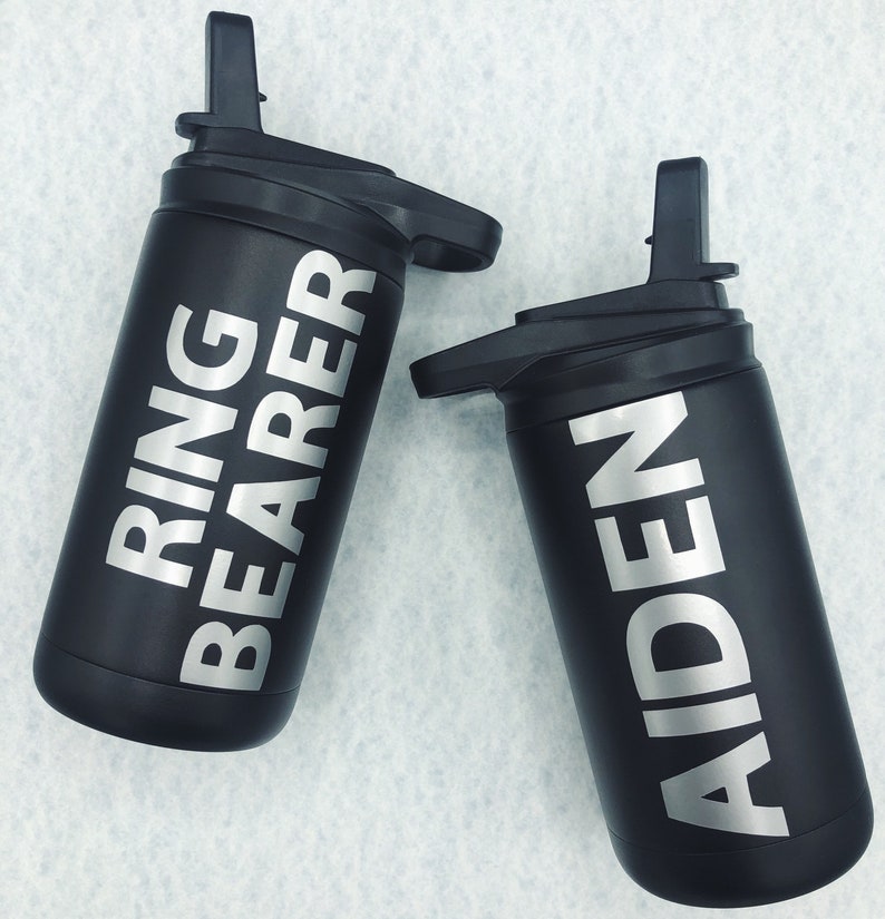 Flower Girl Water Bottle / Ring Bearer Water Bottle Etsy