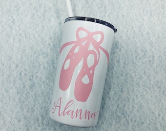 Ballerina Tumbler / Ballerina Water Bottle / Bailarina Personalizada / Ballerina Gift / Ballet Gift / Ballet Tumbler / Ballet Water Bottle