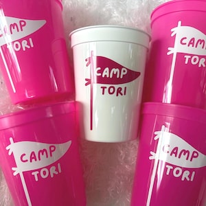 Camp Bachelorette Party Cups / Last Trail Before the Veil / Summer Camp Bachelorette Party / Camp Bride Bachelorette Party / Camp Themed image 8