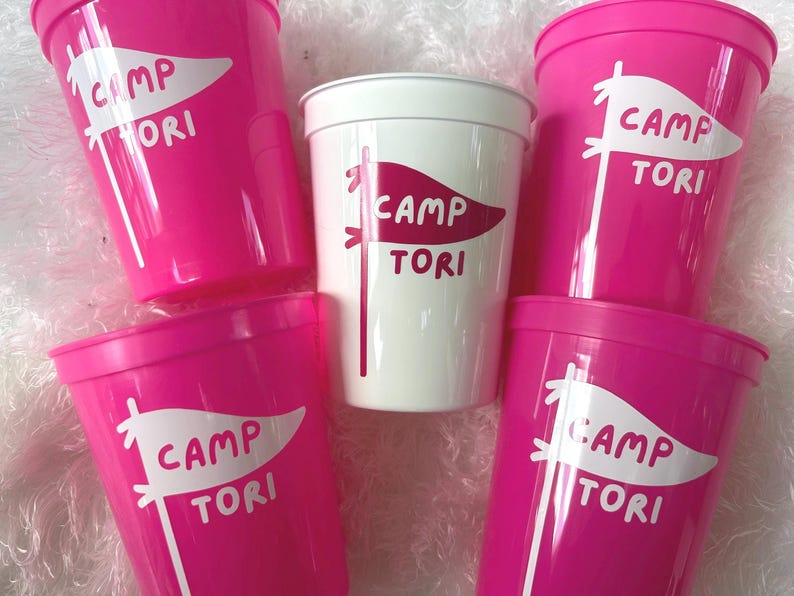 Camp Bachelorette Party Cups / Last Trail Before the Veil / Summer Camp Bachelorette Party / Camp Bride Bachelorette Party / Camp Themed image 8