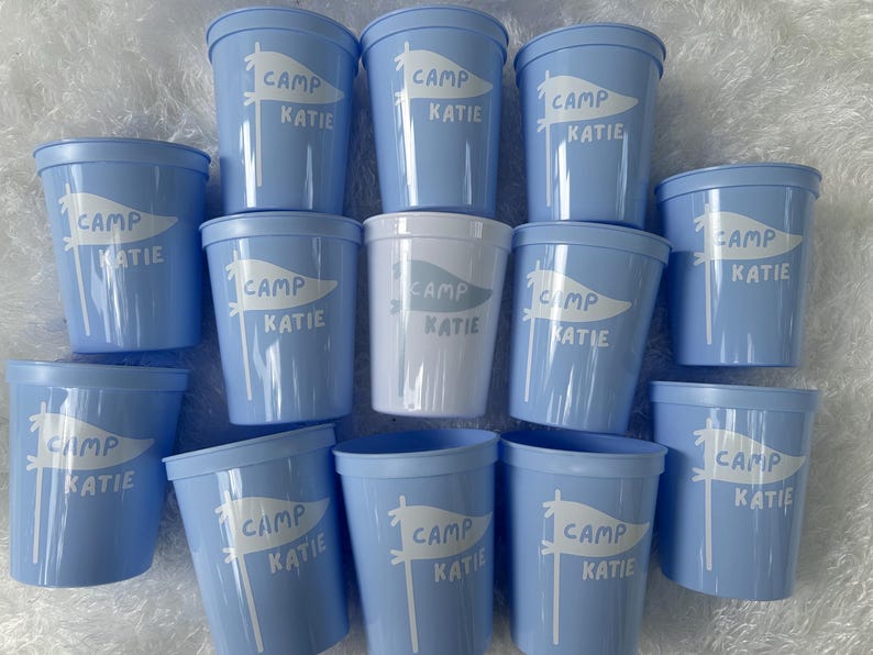Camp Bachelorette Party Cups / Last Trail Before the Veil / Summer Camp Bachelorette Party / Camp Bride Bachelorette Party / Camp Themed image 7