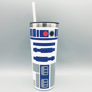 Bicchiere R2D2 / Tazza R2D2 / Bicchiere Star Wars / Tazza Star Wars / Regalo per fan di Star Wars / Idea Star Wars / Regalo R2D2 / Tazza Star Wars