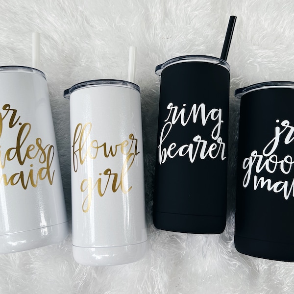 Junior Bridesmaid Gift / Junior Groomsman Gift / Jr. Bridesmaid Gift / Jr. Groomsman Gift / Junior Bridesmaid Tumbler / Flower Girl Gift