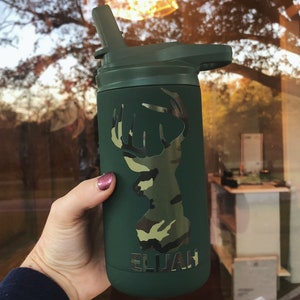 Kids Hunting Water Bottle / Kids Camo Water Bottle / Kids Hunting Gift / Kids Camouflage Water Bottle