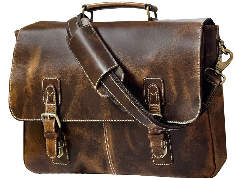 Leather Satchel Tan Briefcase Messenger Bag Laptop Bag Shoulder Bag For Women Gift For Men Office Bag Work Briefcase Rustic Large Satchel Antique Brown