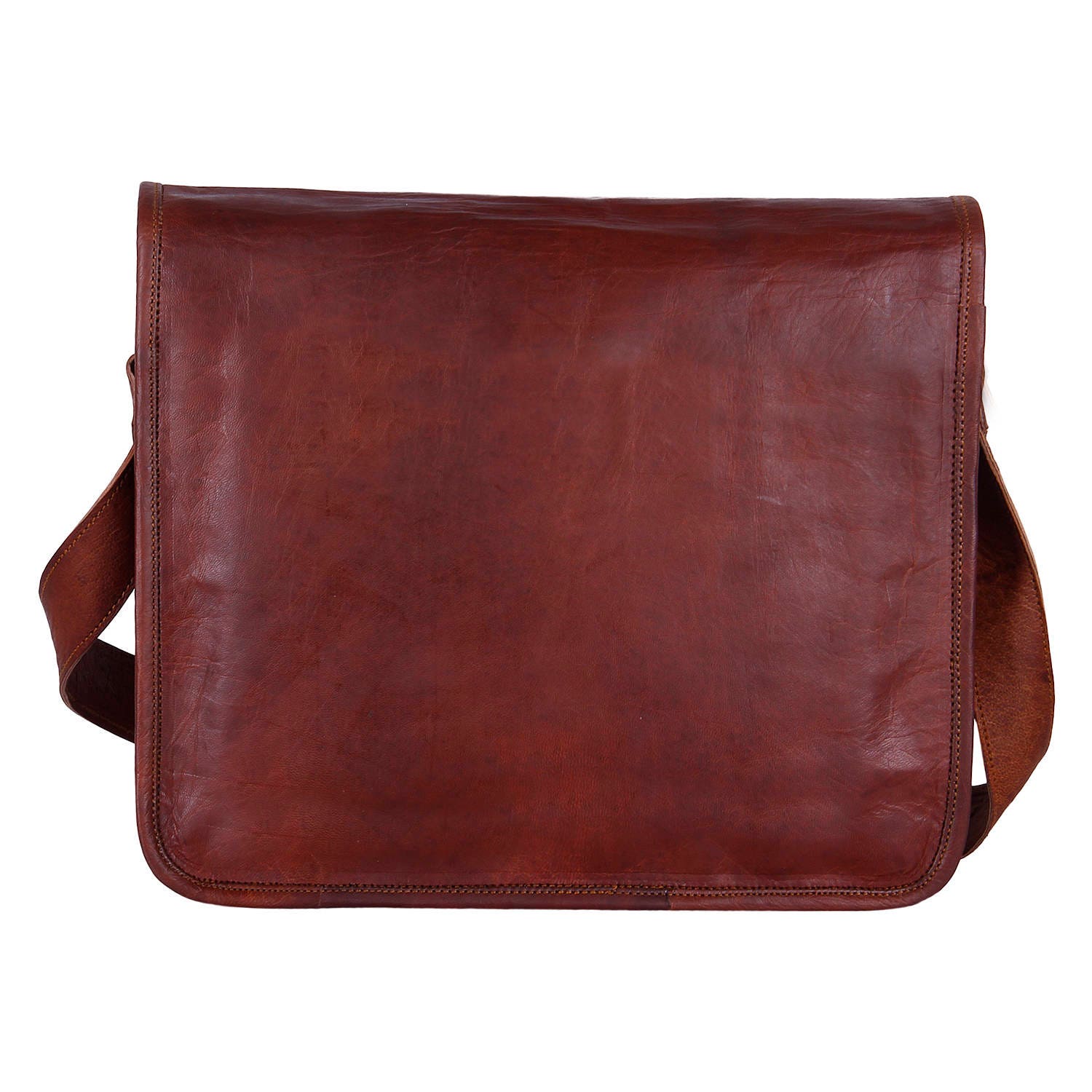 Personalized Leather Messenger Bag Mens Laptop Bag Leather | Etsy