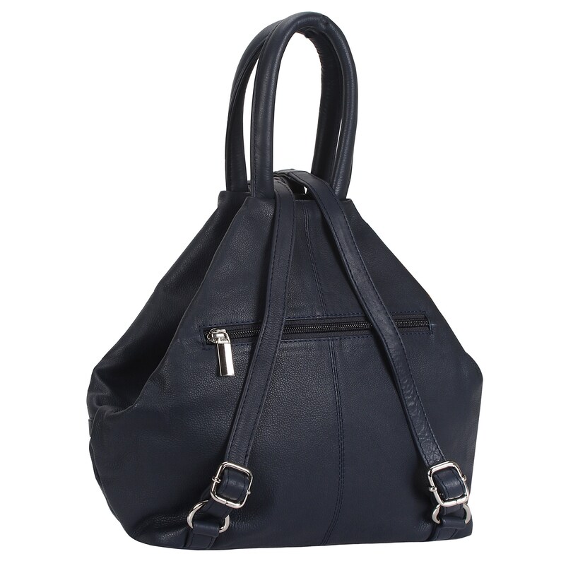 Leather Backpack Convertible Leather Backpack Purse Etsy