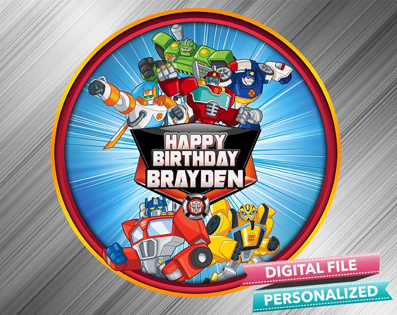 Rescue Bots Birthday Sign | Etsy