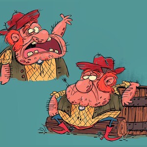 PRINT: Old Boot-Licker Wilkins Cowboy, 8.5&quot;x11&quot;