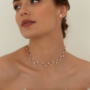 Astro Pearl Floating Necklace