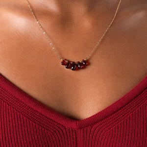 Elodie Garnet Necklace image 2