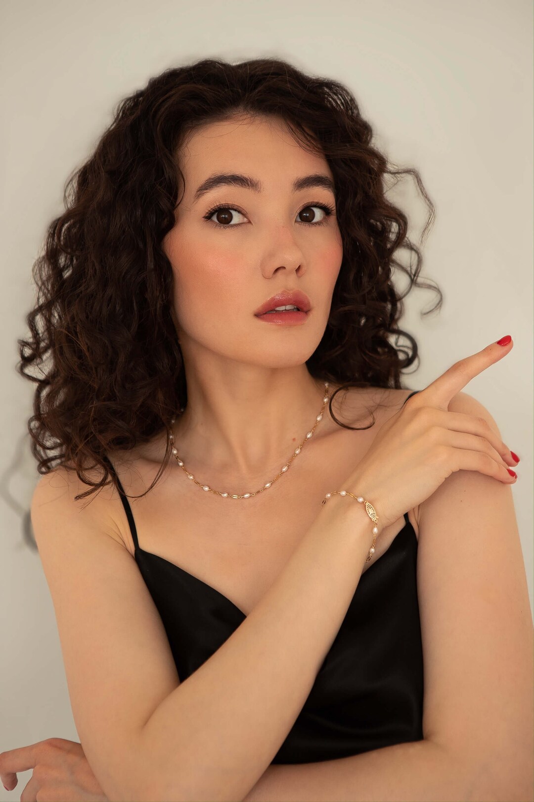 Michelle Rice Model Michelle Rice Pearl Necklace - Etsy