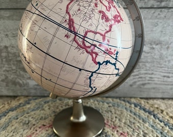 Rotating World Globe Small