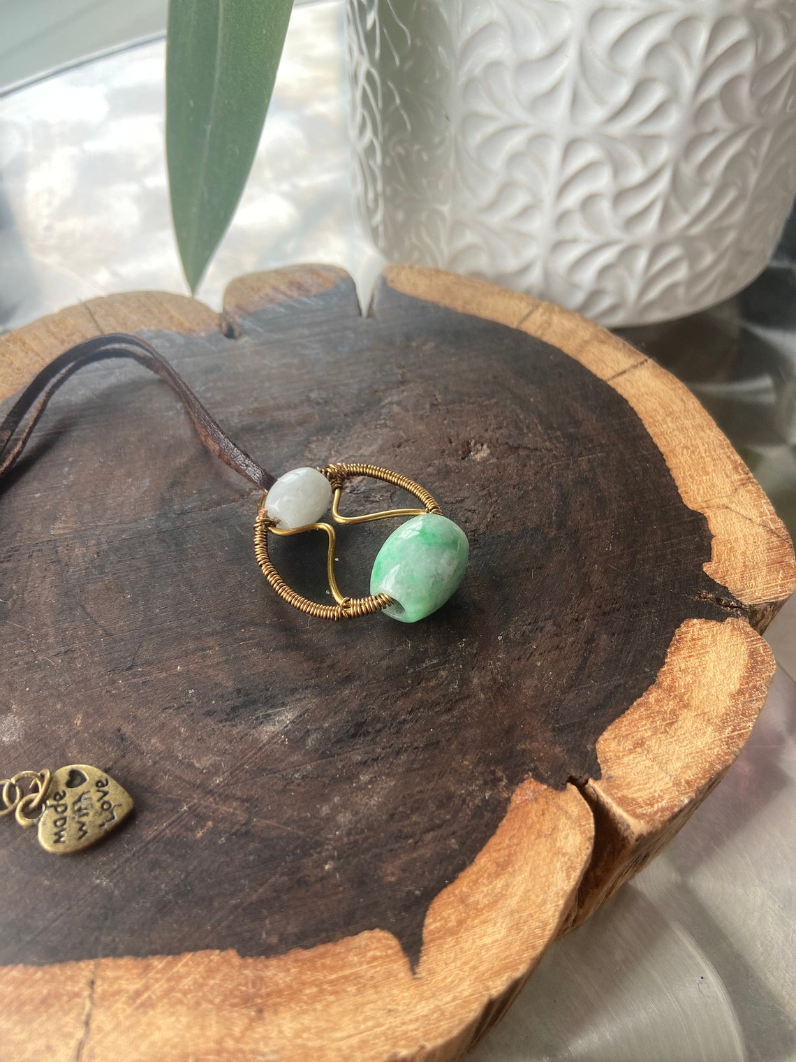 Jade Pendant 16 necklace 104 Barrel Shape Etsy