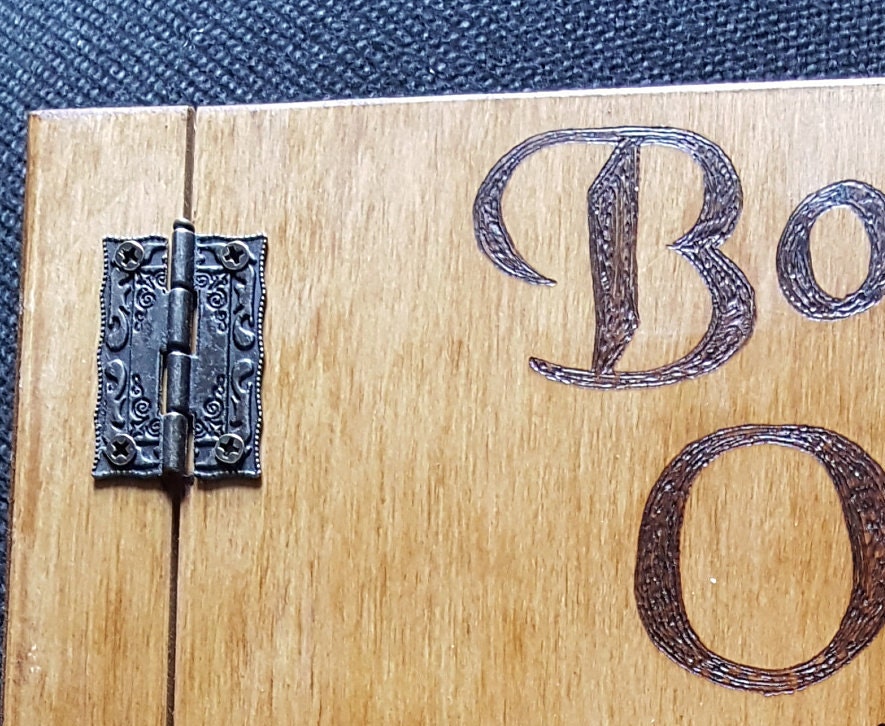 Book of Shadows, Handmade Wooden With Pagan Design and Blank Pages. - Etsy