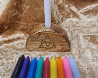 Spell candle holder for witches and spells