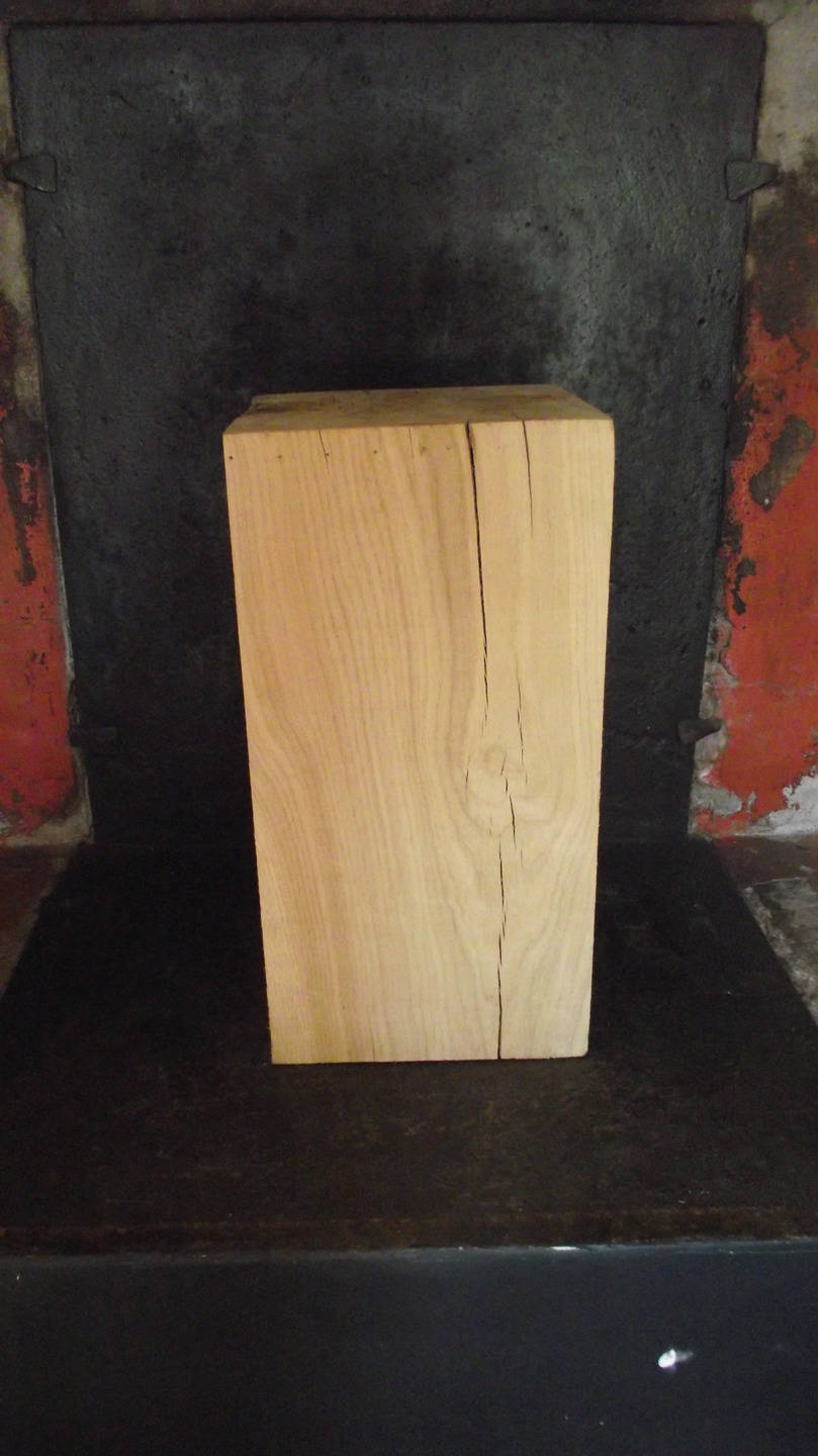 Bout de Canapé 25x25x50cm Chëne Meuble Tabouret Chevet