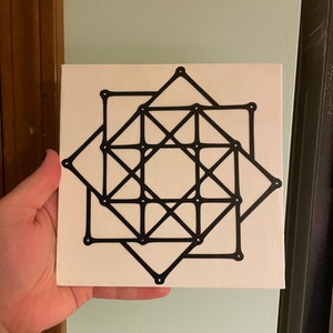 The Rose Logo Glow In The Dark Wall Art | K-Pop, Dojoon, Hajoon, Woosung, Taegyeom, Jaehyeong
