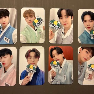 Ateez - 2022 Happy Chuseok onofficiële fotokaarten | K-Pop, Atiny, Holiday