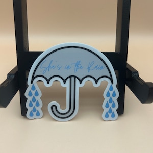 The Rose - She&#39;s In The Rain Umbrella Sticker | K-Pop, Dojoon, Hajoon, Woosung, Taegyeom, Jaehyeong