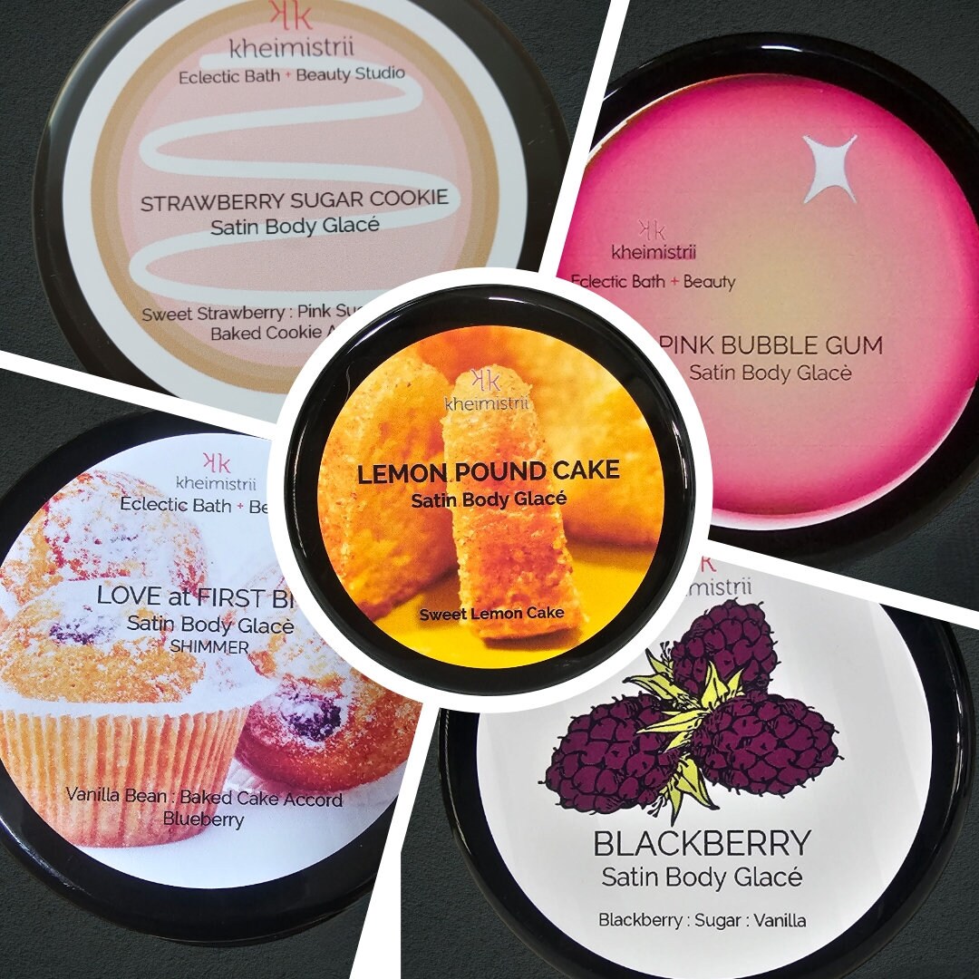 Satin Body Glace | You Choose The Scent | Body Glaze | Body Melt | Body Butter | Tattoo Balm | After Sun Balm | Eczema Balm | Body Balm