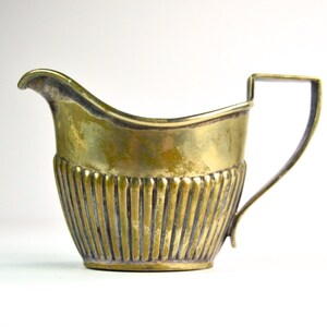 A & J Zimmerman Victorian Creamer Vintage Silver Jug Vintage Creamer Antique Creamer Vintage Metalware