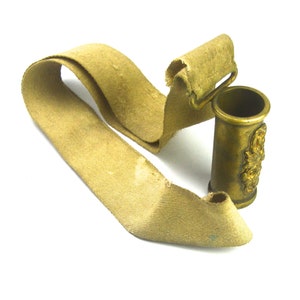 Brass Pennant Holder Flag Holder Marching Banner Holder Vintage Militaria Military Flag Holder Vintage Uniform