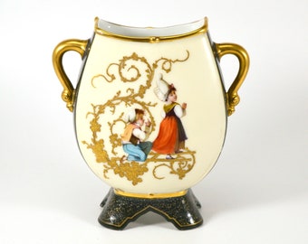 Vintage Vase, Boy and Girl Vase