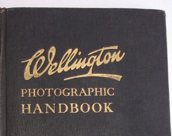 Wellington Wellington manual & Herts Ward Ltd Elstree instrucción fotográfica libro fotografía Manual Vintage libro fotográfico