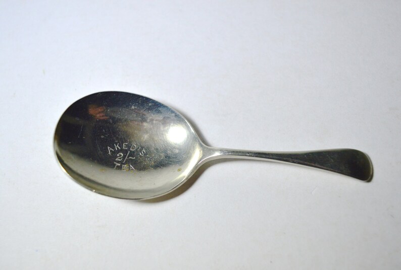 AKED 2/ Tea Spoon Vintage Tea Spoon Spoon for Leaf Tea Dunsheat Etsy
