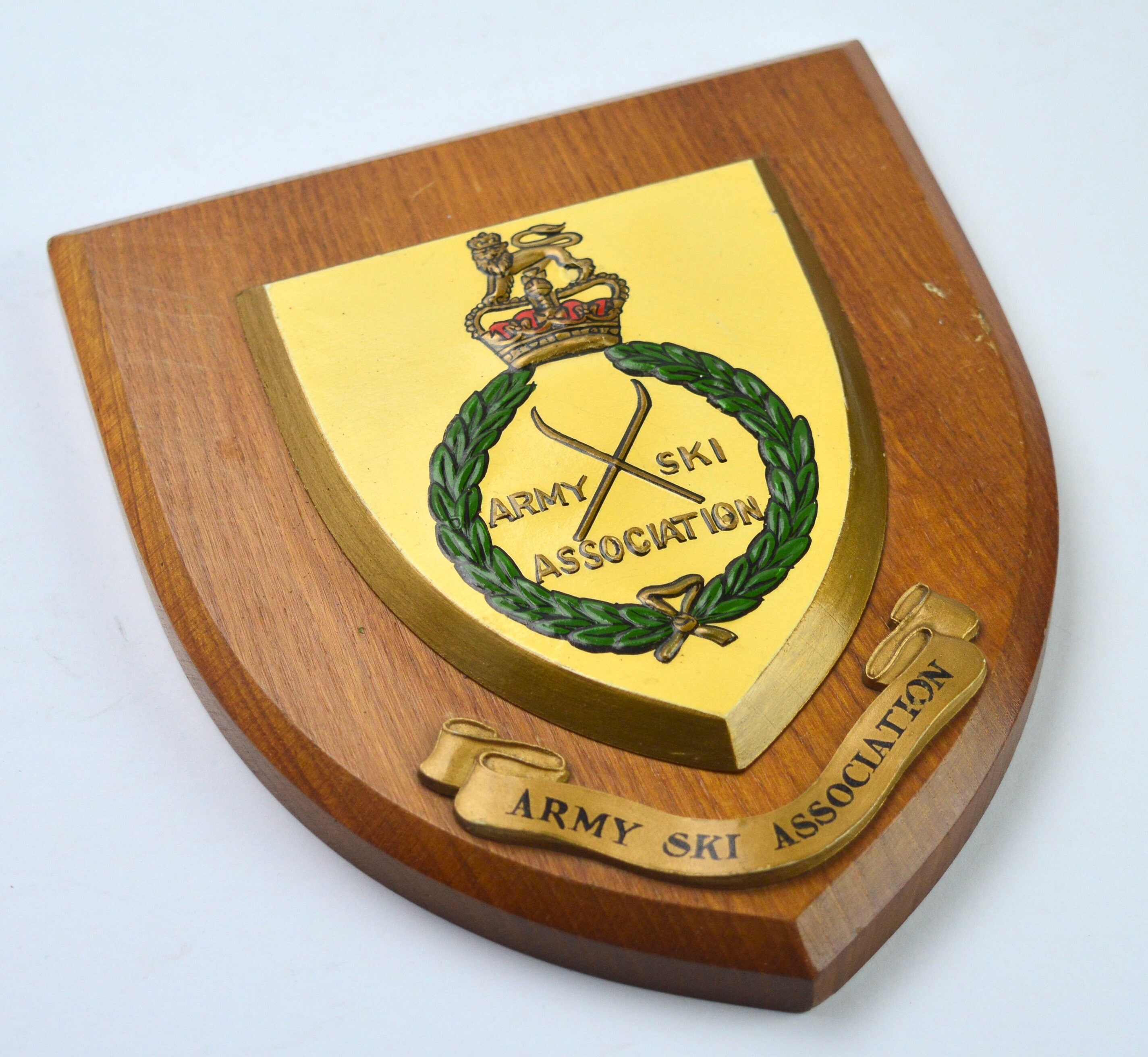 Vintage Plaque Army Ski Association Army Winter Sports Association AWSA ...