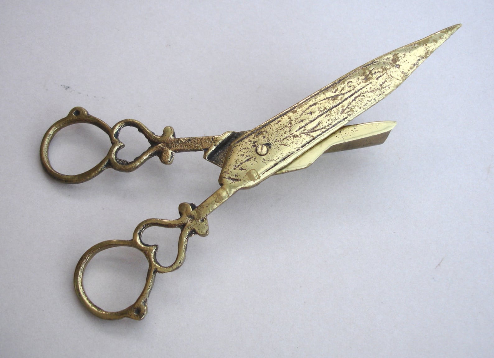 1950s Brass Candle Snuff Snuffer Scissor Snuffer Vintage Lighting