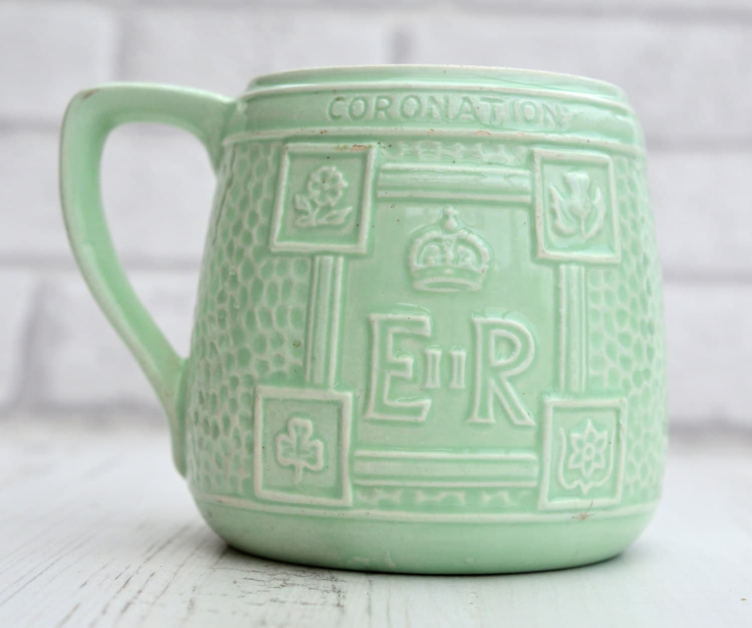 KSP Coronation Mug Cup Queen Elizabeth II Keele Street Pottery Etsy