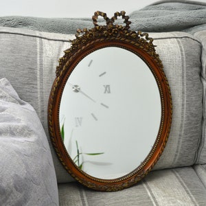 Mirror Mirror Oval Wall Mirror Filigree Frame Vintage Home Decor