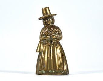 Crinoline Lady Brass Bell Vintage Brass Bell Vintage Vintage Metalware