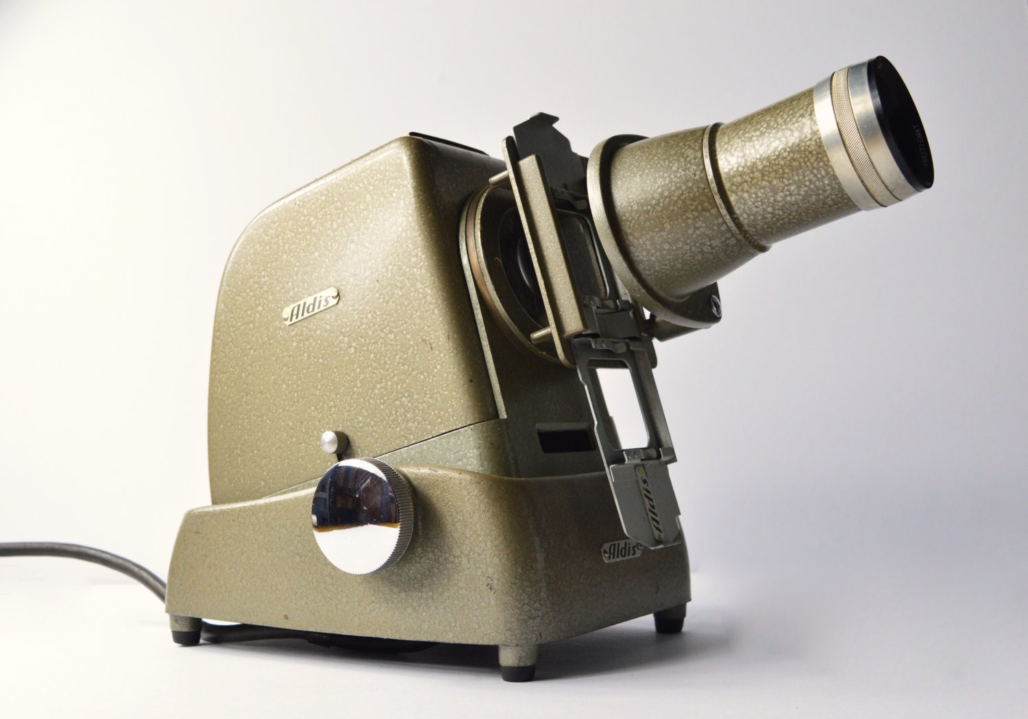 1950s Aldis Projector for 2 Inch Slides or Film Vintage Electrical