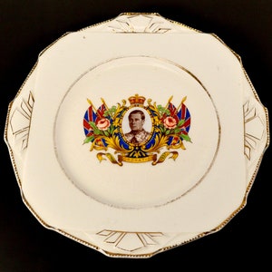 Edward VIII Coronation Plate Commemorative Plate James Kent
