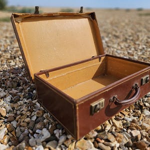 Bagages des années 1940 valise de voyage vintage attaché-case valise vintage porte-documents vintage attaché-case vintage accessoire de scène