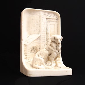 Vintage Dog Bookend Vintage Dog Flat Back Ornament