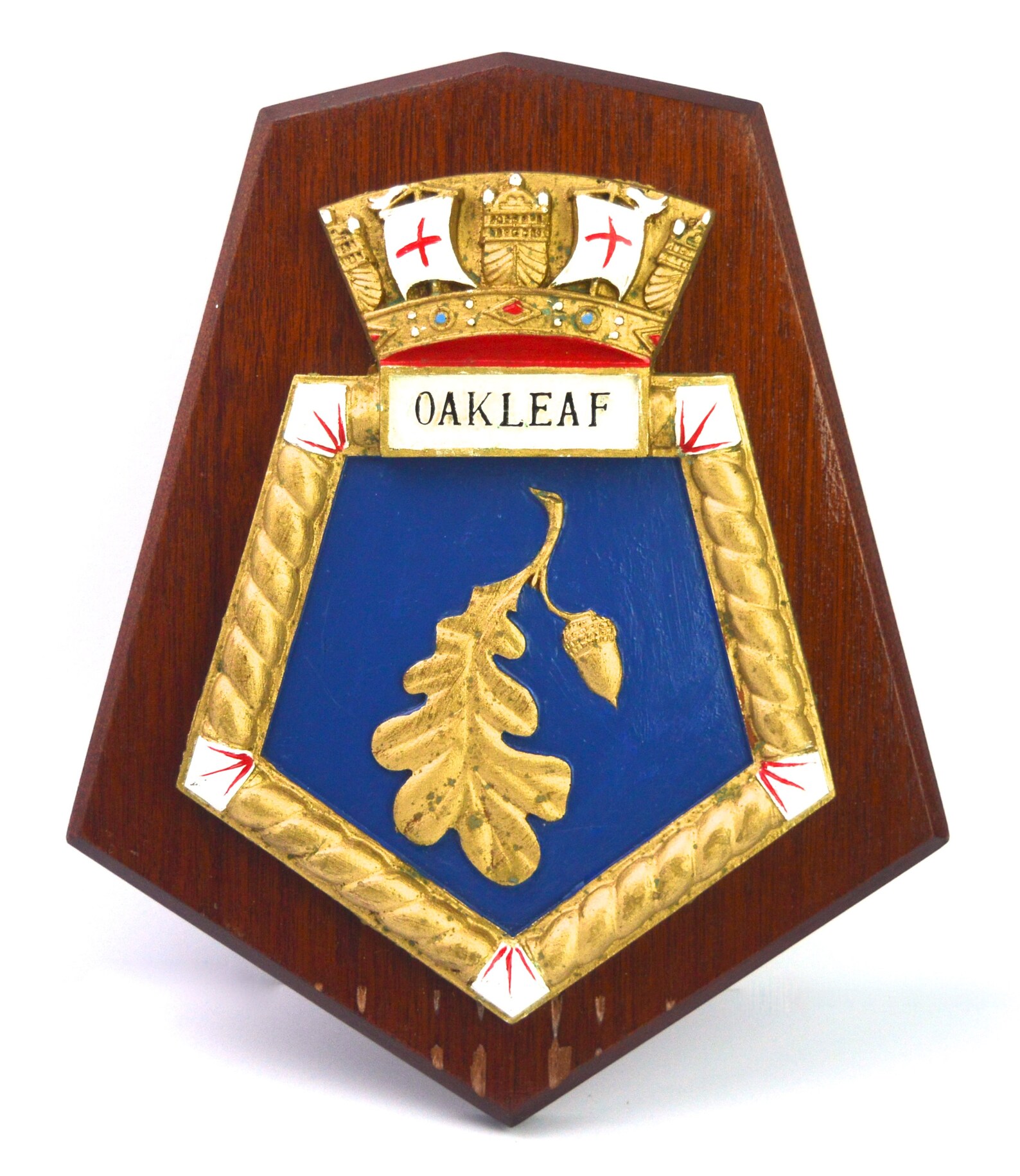 Vintage RFA Oakleaf A111 Plaque Royal Fleet Auxiliary Plaque Etsy UK