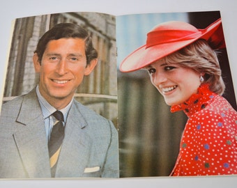 1981 Royal Wedding Official Programme Prince of Wales Princess Diana Charles & Lady Diana Spencer Vintage Souvenir Commemorative Ephemera